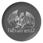 Fantasy Rulez Wyvern plates