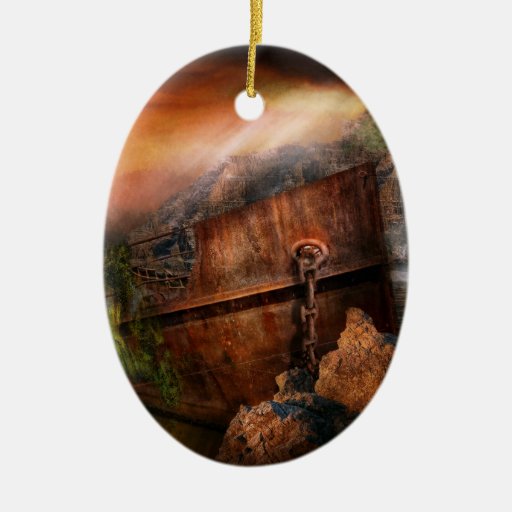 Fantasy - Ship Wrecked Christmas Ornament