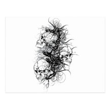 Fantasy Skulls Post Cards