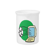 Fantasy Soccer Beverage Pitcher