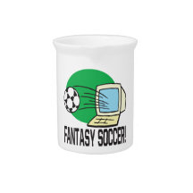 Fantasy Soccer Beverage Pitcher