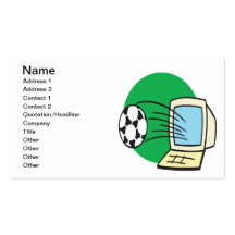 Fantasy Soccer Business Card