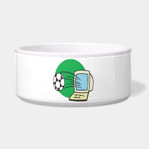 Fantasy Soccer Dog Water Bowl