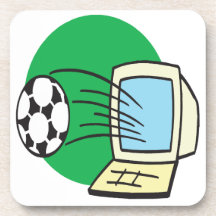 Fantasy Soccer Drink Coaster