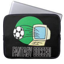 Fantasy Soccer Laptop Computer Sleeve
