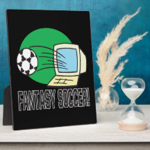 Fantasy Soccer Photo Plaques