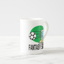 Fantasy Soccer Porcelain Mugs