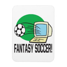 Fantasy Soccer Rectangle Magnets