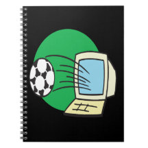 Fantasy Soccer Spiral Note Book