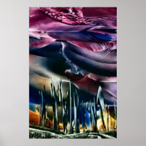 Fantasy Spires Poster