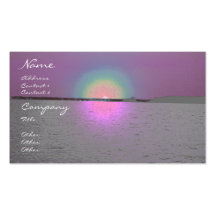 Fantasy Sunset - business card template
