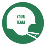 Fantasy Team Football Helmet stickers