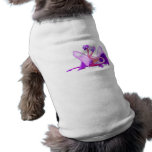 Fantasy three headed purple dragon pet clothes