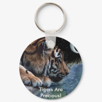 Fantasy Tiger & Moon keychains