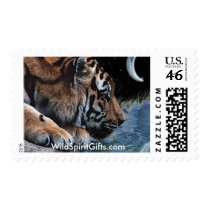 Fantasy Tiger & Moon Postage