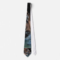 Fantasy Tiger & Moon Neck Ties
