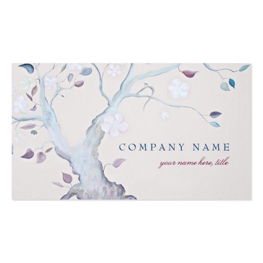 Fantasy Tree Business Card (front side)