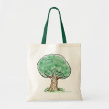 Fantasy tree tote bag