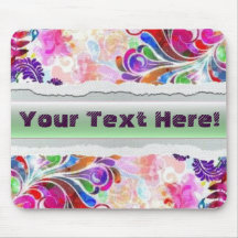 Fantasy vector floral Mousepad