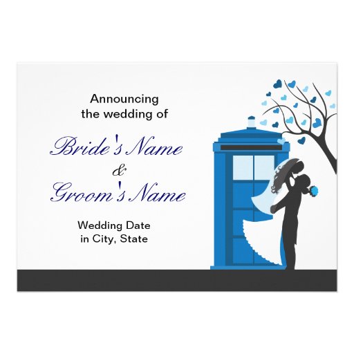 Fantasy Wedding Announcement/Invitation