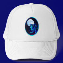 Fantasy Wolf framed Hat