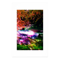 FANTASY WOODLAND STREAM posters by ANGELHELEN FANTASY WOODLAND STREAM posters