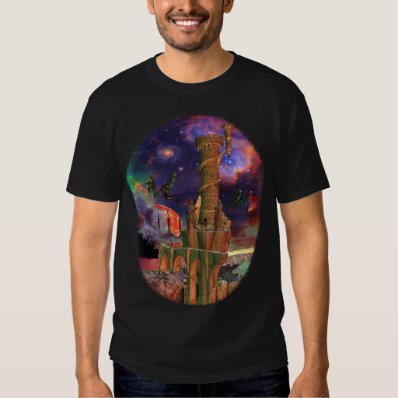 Fantasy Worlds Science Fiction Dragon Fight Shirt