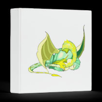 Fantasy Yellow Dragon binders
