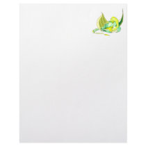 Fantasy Yellow Dragon Letterhead