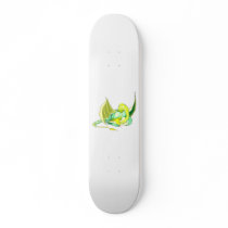 Fantasy Yellow Dragon Skate Board Decks