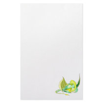 Fantasy Yellow Dragon Customized Stationery
