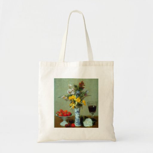 Fantin-Latour Henri - Still Life Canvas Bag