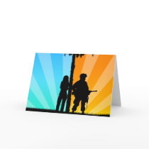 Far Apart, Close at heart Greeting Cards