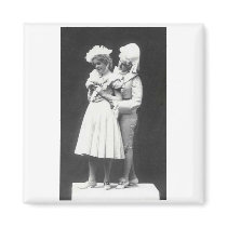 Far away shot of romantic couple in love magnet by amazingvintage Far away shot of romantic couple in love magnet
