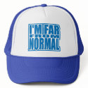 Far from Normal hats by doonidesigns Far from Normal hats