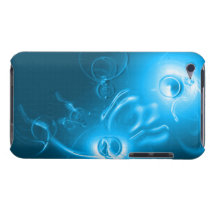 FAR OUT BLUE IPOD TOUCH CASE