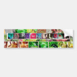 Far Out Flora Bumper Sticker