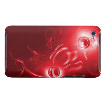 FAR OUT RED IPOD CASE-MATE CASES