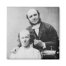 Faradisation du muscle frontal 1862 refrigerator magnet