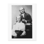 Faradisation du muscle frontal 1862 post cards