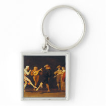 Farce Actors Dancing Keychain