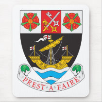 Fareham Coat of Arms mousepads by FlagTshirts Fareham Coat of Arms mousepads