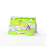 farewell greeting cards