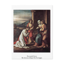Farewell Christ By Antonio Allegri Da Correggio Postcard