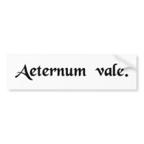 Farewell forever bumper sticker