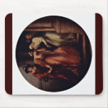 Farewell Of Abelard Héloise Tondo Mouse Pads