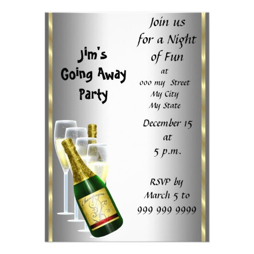 Farewell Party Invitation Card