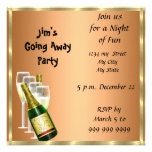 Farewell Party Invitation Card good bye