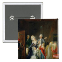Farewell to Louis XVI by his Family Pinback Buttons