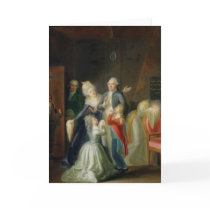 Farewell to Louis XVI by his Family Card